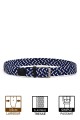 ZSP-357 Ceinture tressée élastique - Multicolore MC017
