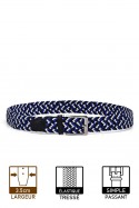 ZSP-357 Braided elastic belt - Multicolor MC017