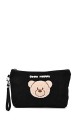 BG6189 Make up bag "Bear" Velvet : colour:Black