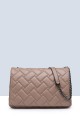 Synthetic Crossbody Bag 28262-BV : Color:Taupe
