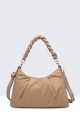 Synthetic Handbag - Crossbody Bag 28272-BV : Color:Light khaki