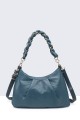 Synthetic Handbag - Crossbody Bag 28272-BV : Color:Teal