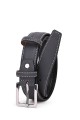 F027 ITALIAN LEATHER BELT Grey