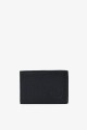 Leather card holder SF6006B - La Sellerie Française : colour:Black