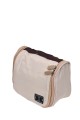 AG3 Folding zipped toiletry bag : Color:Beige
