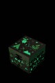 S20802 Photoluminescent Musical Cube Box Indians - Glow in dark - Trousselier