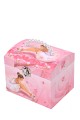 S90974 Photoluminescent Large Jewelry Box With Music Ballerina - Vanity Case -Pink- Glow in Dark : Color:Pink