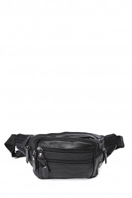 KJ28102 Cowhide leather bum bag