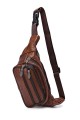 KJ87656 leather bum bag