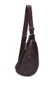 KJ86728 holster bag Cowhide Split leather : colour:Marron foncé