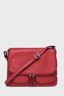 JESSY - ZEVENTO Sac bandoulière en cuir de vachette