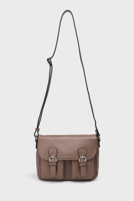 NOEMIA - ZEVENTO Sac bandoulière en cuir de vachette