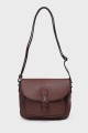 KARLA - ZEVENTO Shoulder bag cowhide leather : colour:Chocolat