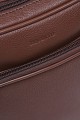 Vince - ZEVENTO Cowhide Leather Reporter Bag - Chocolat