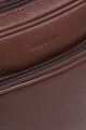 Vince - ZEVENTO Cowhide Leather Reporter Bag - Chocolat