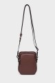 MATT - ZEVENTO Cowhide Leather Reporter Bag - Chocolat