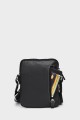 MATT - ZEVENTO Cowhide Leather Reporter Bag - Black