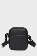 STEVE - ZEVENTO Sacoche Pochette en cuir de vachette - NOIR