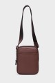 EVAN - ZEVENTO Cowhide Leather Shoulder bag Pouch - Chocolat