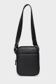 EVAN - ZEVENTO Cowhide Leather Shoulder bag Pouch - Black