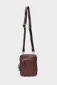 WILLY - ZEVENTO Cowhide Leather Shoulder bag Pouch - Chocolat