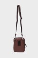 WILLY - ZEVENTO Cowhide Leather Shoulder bag Pouch - Chocolat