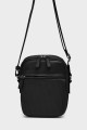 MACEO - ZEVENTO Nylon canvas with Cowhide Leather Crossbody bag / Pouch - Black