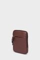 WILLY - ZEVENTO Cowhide Leather Shoulder bag Pouch - Chocolat