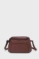 OFELIA - ZEVENTO Shoulder bag cowhide leather - Choco : colour:Chocolat