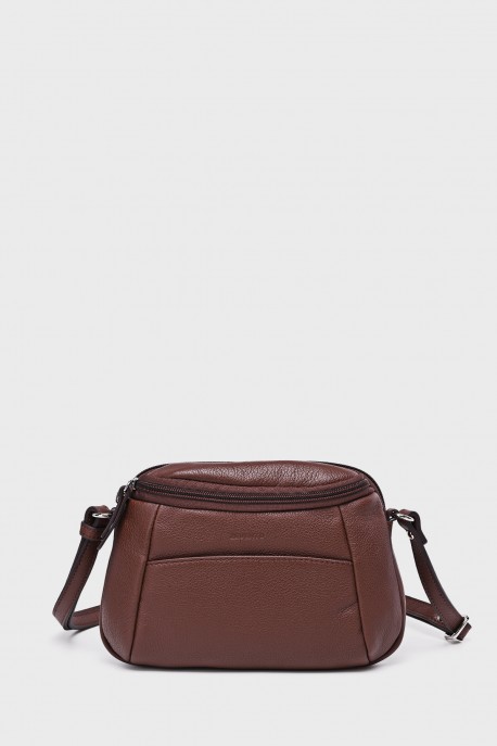 OFELIA - ZEVENTO Shoulder bag cowhide leather - Choco
