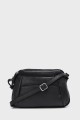 OFELIA - ZEVENTO Shoulder bag cowhide leather - Black