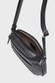 OFELIA - ZEVENTO Shoulder bag cowhide leather - Black