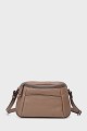 OFELIA - ZEVENTO Sac bandoulière en cuir de vachette - Ecorce