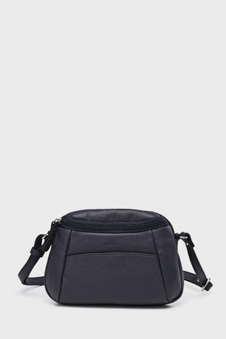 OFELIA - ZEVENTO Sac bandoulière en cuir de vachette - Marine