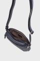 OFELIA - ZEVENTO Sac bandoulière en cuir de vachette - Marine