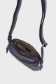 OFELIA - ZEVENTO Shoulder bag cowhide leather - Navy