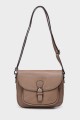 KARLA - ZEVENTO Shoulder bag cowhide leather - Ecorce : colour:Écorce (Bark)