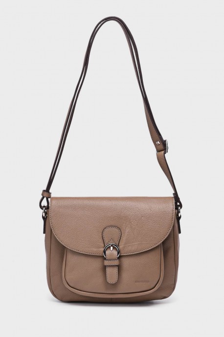 KARLA - ZEVENTO Shoulder bag cowhide leather - Ecorce