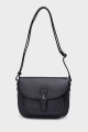 KARLA - ZEVENTO Shoulder bag cowhide leather - Navy : colour:Navy