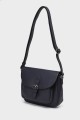 KARLA - ZEVENTO Shoulder bag cowhide leather - Navy