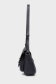 KARLA - ZEVENTO Shoulder bag cowhide leather - Navy
