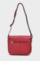 KARLA - ZEVENTO Shoulder bag cowhide leather - Red