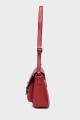 KARLA - ZEVENTO Sac bandoulière en cuir de vachette - Rouge