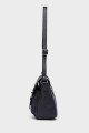 NOEMIA - ZEVENTO Shoulder bag cowhide leather - Navy Blue