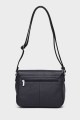 NOEMIA - ZEVENTO Shoulder bag cowhide leather - Navy Blue