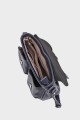 NOEMIA - ZEVENTO Shoulder bag cowhide leather - Navy Blue