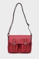 NOEMIA - ZEVENTO Shoulder bag cowhide leather - Red