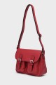 NOEMIA - ZEVENTO Shoulder bag cowhide leather - Red