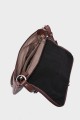 JESSY - ZEVENTO Shoulder bag cowhide leather - Choco