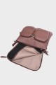 JESSY - ZEVENTO Sac bandoulière en cuir de vachette - Choco